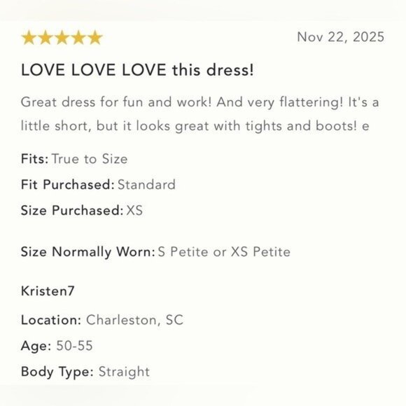 NWT Size 2X- Anthro The Delphine Cotton Sweater Twofer Mini Dress (NWT US$ 158) - Picture 10 of 16